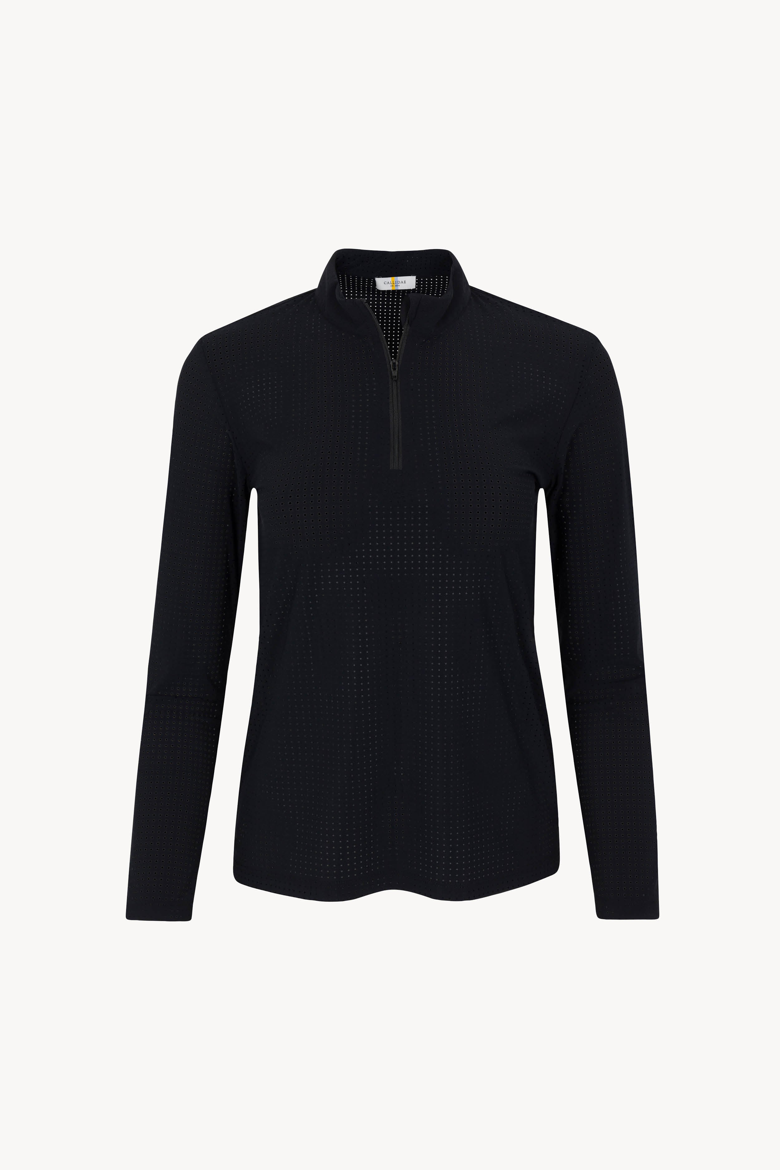 The Perforated Performance Quarter Zip