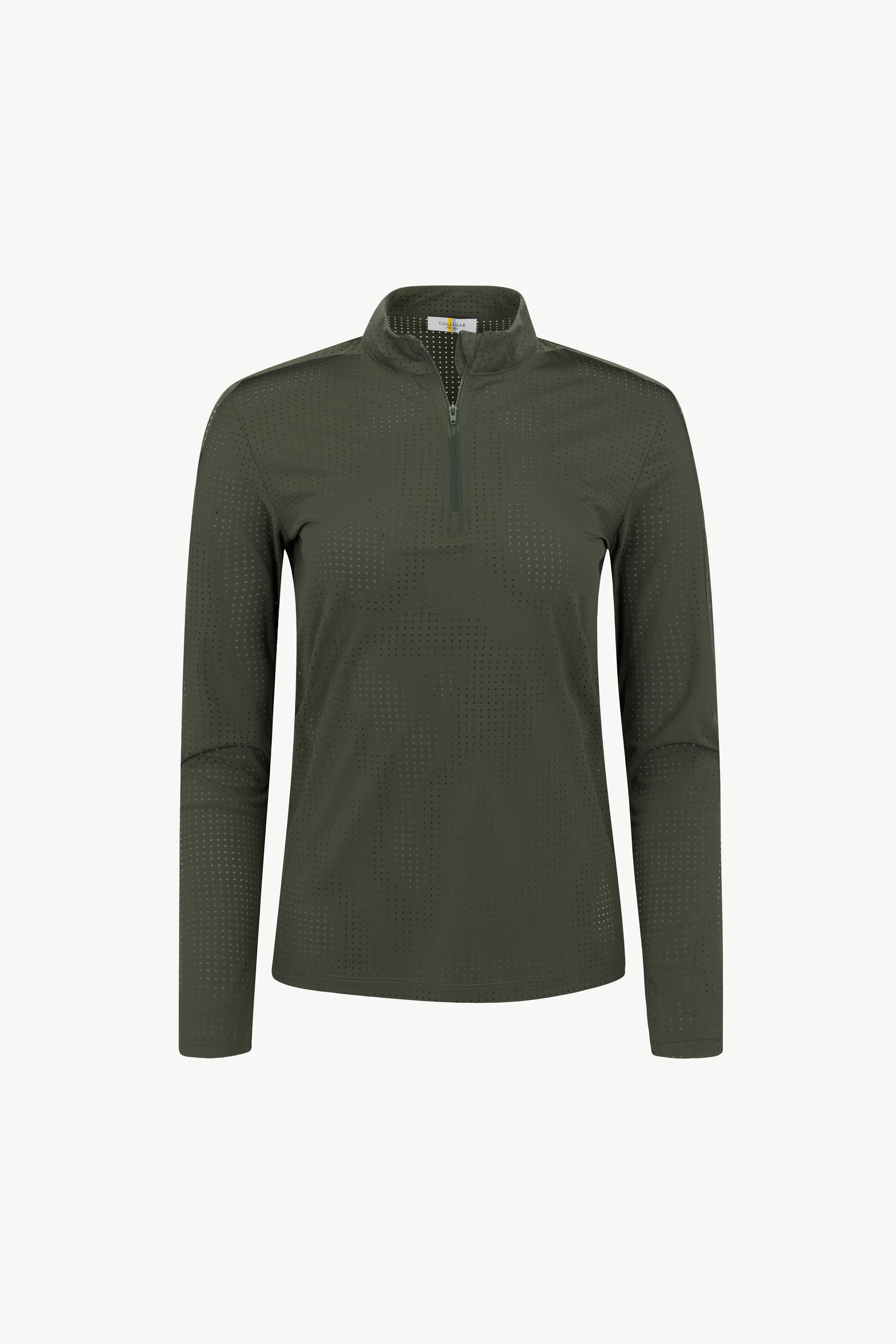 The Perforated Performance Quarter Zip