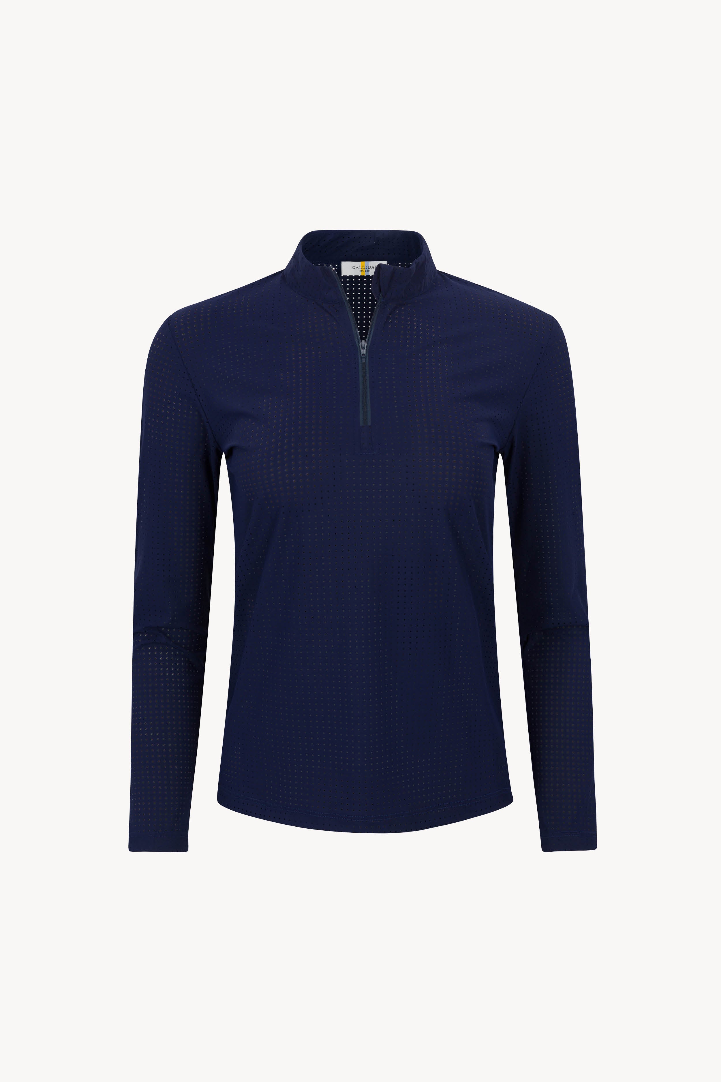 The Perforated Performance Quarter Zip