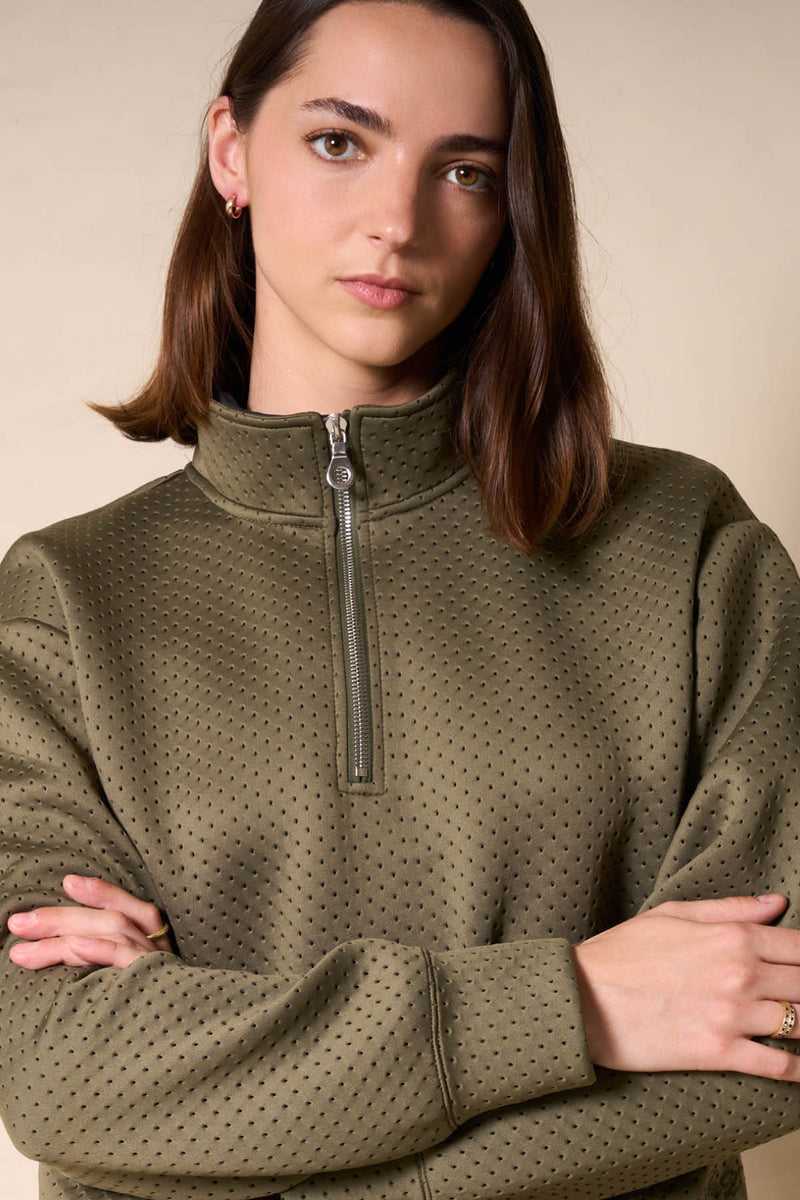 The Limited Edition Half Zip Funnel Neck
